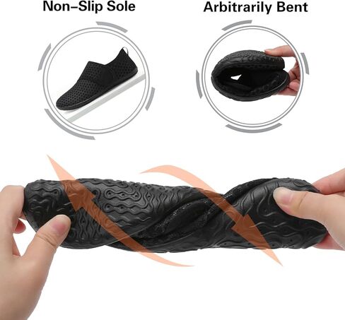 Lisdwde Mens Womens Non Slip Water Shoes Aqua Shoes Swimming Shoes Beach Sports Quick Dry Sock Shoes for Women and Men Yoga Shoes Boating Shoes in Saudi Arabia