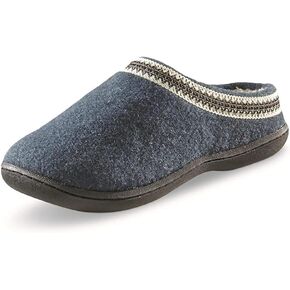 شبشب نسائي من الصوف من Clarks JMH1319T - شبشب منزلي دافئ ومريح مبطن بالفرو الصناعي - شبشب منزلي داخلي وخارجي للنساء in Kuwait