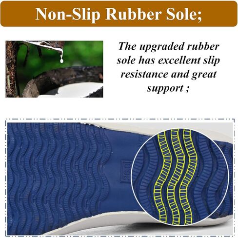 المرأة الكاحل احذية المطر مقاوم للماء حذاء للحديقة المضادة للانزلاق أحذية المطر نعل مطاطي للجنسين سطح السفينة الأحذية حجم كبير 10.5 in Kuwait