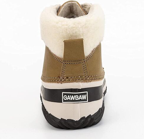 GAWBAW Womens Waterproof Winter Snow Boots - Warm Faux Fur Lined Lace up Duck Boots Ankle Rain Boots For Women in Kuwait