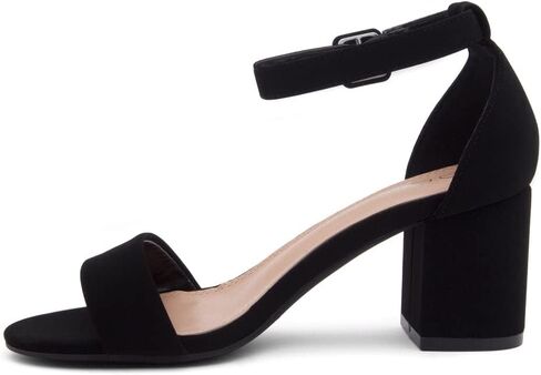 Shoe Land Low Block Heels for Women 2.5 Inch Chunky Thick Heel Sandals Square Open Toe Slingback Ankle Strap Dress Sandals with Double Bowknots for Wedding Party Prom in Saudi Arabia