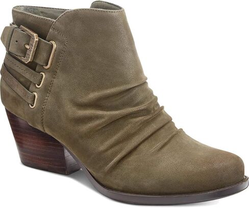 BareTraps Womens Reid Ankle Round Toe Booties Green 5.5 Medium (B,M) in Saudi Arabia