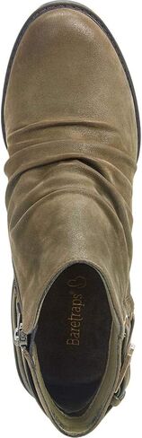BareTraps Womens Reid Ankle Round Toe Booties Green 5.5 Medium (B,M) in Saudi Arabia