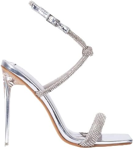 Women Rhinestone Clear High Heel Sandals in Saudi Arabia