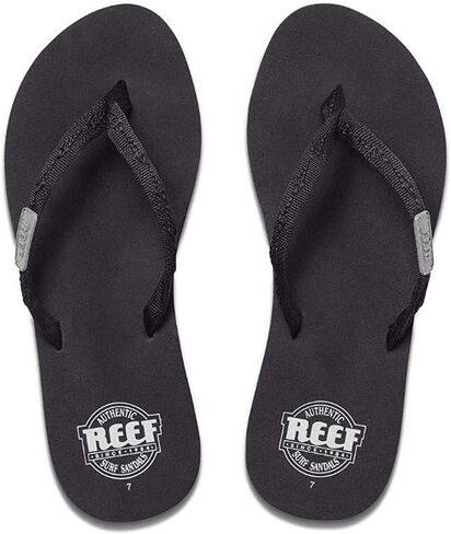 صندل نسائي باللون الزنجبيل من Reef، أسود/أسود - 9 M US in Saudi Arabia