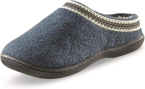 شبشب نسائي من الصوف من Clarks JMH1319T - شبشب منزلي دافئ ومريح مبطن بالفرو الصناعي - شبشب منزلي داخلي وخارجي للنساء in Saudi Arabia