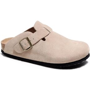 RBPWU Clogs for Women and Men,Womens Suede Clogs-Mules Womens/Mens House Slipers with Arch Support
