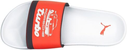 PUMA Porsche Legacy Firelight Red Leadcat 2.0 Men's Slides in Saudi Arabia