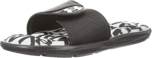 Under Armour Women's Ignite Vi Graphic Fb Slide Sandal, Halo Gray (105)/White, 12 in Saudi Arabia