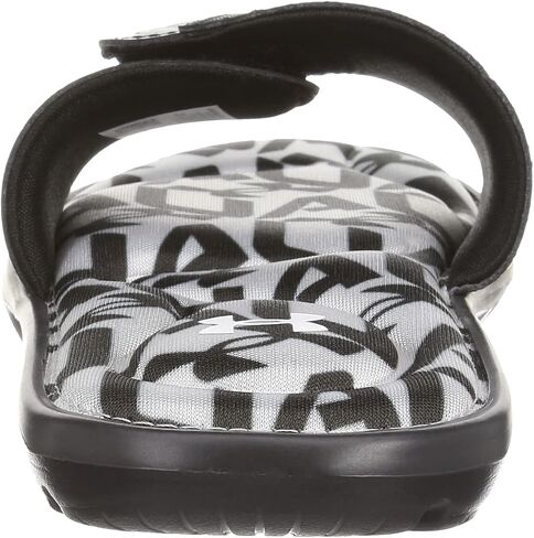 Under Armour Women's Ignite Vi Graphic Fb Slide Sandal, Halo Gray (105)/White, 12 in Saudi Arabia