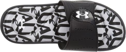 Under Armour Women's Ignite Vi Graphic Fb Slide Sandal, Halo Gray (105)/White, 12 in Saudi Arabia