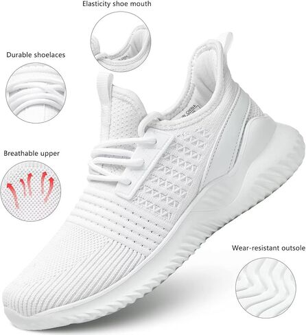 Chopben Women's Walking Shoes Lightweight Breathable Running Shoes Non Slip Athletic Fashion Sneakers Mesh Workout Casual Sports in Saudi Arabia