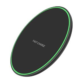 Wireless Charger for Samsung Galaxy S22/S22+/S21/S21+/S20/S20+/S10/S10+/S9/S9+/S8/S8+/S7/S6/Note 20/Note 20 Ultra/Note 10/10+, Fast Charging Pad with USB C, Support PD Protocol, Black. (No AC Adapter)