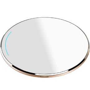 TOZO W1 Wireless Charger 10W Thin Aviation Aluminum Computer Numerical Control Technology Fast Charging Pad Gold (NO AC Adapter)