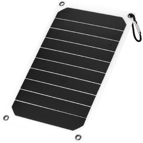Solar Panel Portable, 10W IP64 Waterproof Solar Panel Mobile Power Charger 5V USB Powerful Charging Compatible for Mobile Phones or Tablets Most Cameras Games Consoles for Outdoor Activities in Saudi Arabia