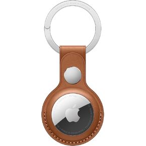 Apple AirTag Leather Key Ring - Saddle Brown in Saudi Arabia