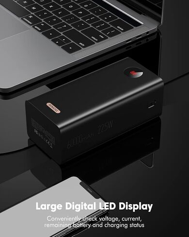 ROMOSS 60,000mAh Large Power Bank, High Capacity Portable Charger 22.5W USB C Fast Charging, Long Lasting External Battery Pack with 4 Outputs & 3 Inputs for iPad, iPhone, Samsung, Switch and More in Saudi Arabia