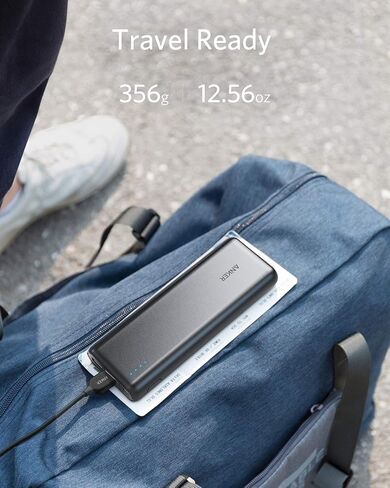 Anker 20,100mAh Portable Charger, Ultra High Capacity Power Bank with 4.8A Output and PowerIQ Technology, External Battery Pack for iPhone 15/15 Plus/15 Pro/15 Pro Max, iPad, Samsung Galaxy, and More in Saudi Arabia