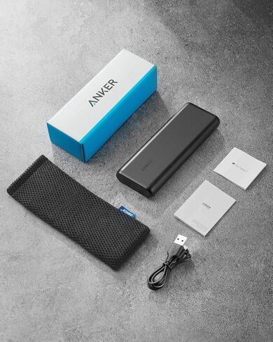 Anker 20,100mAh Portable Charger, Ultra High Capacity Power Bank with 4.8A Output and PowerIQ Technology, External Battery Pack for iPhone 15/15 Plus/15 Pro/15 Pro Max, iPad, Samsung Galaxy, and More in Saudi Arabia
