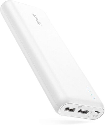 Anker 20,100mAh Portable Charger, Ultra High Capacity Power Bank with 4.8A Output and PowerIQ Technology, External Battery Pack for iPhone 15/15 Plus/15 Pro/15 Pro Max, iPad, Samsung Galaxy, and More in Saudi Arabia