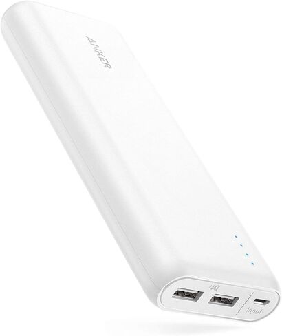 Anker 20,100mAh Portable Charger, Ultra High Capacity Power Bank with 4.8A Output and PowerIQ Technology, External Battery Pack for iPhone 15/15 Plus/15 Pro/15 Pro Max, iPad, Samsung Galaxy, and More in Saudi Arabia