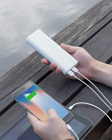 Anker 20,100mAh Portable Charger, Ultra High Capacity Power Bank with 4.8A Output and PowerIQ Technology, External Battery Pack for iPhone 15/15 Plus/15 Pro/15 Pro Max, iPad, Samsung Galaxy, and More in Saudi Arabia