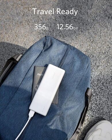 Anker 20,100mAh Portable Charger, Ultra High Capacity Power Bank with 4.8A Output and PowerIQ Technology, External Battery Pack for iPhone 15/15 Plus/15 Pro/15 Pro Max, iPad, Samsung Galaxy, and More in Saudi Arabia