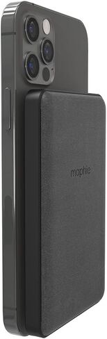 mophie Snap+ Powerstation Wireless Stand - Black - Compatible with MagSafe Enabled iPhones or Any Qi-Enabled Smartphones, Including Apple, Samsung, or Google Phones in Saudi Arabia