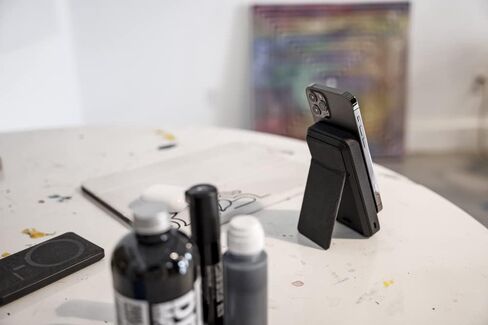 mophie Snap+ Juice Pack Mini - شاحن مغناطيسي محمول لاسلكي مع بطارية داخلية 5000 مللي أمبير في الساعة، متوافق مع الهواتف الذكية التي تدعم MagSafe وQi، يعمل مع هواتف Apple وSamsung وGoogle، أسود in Saudi Arabia