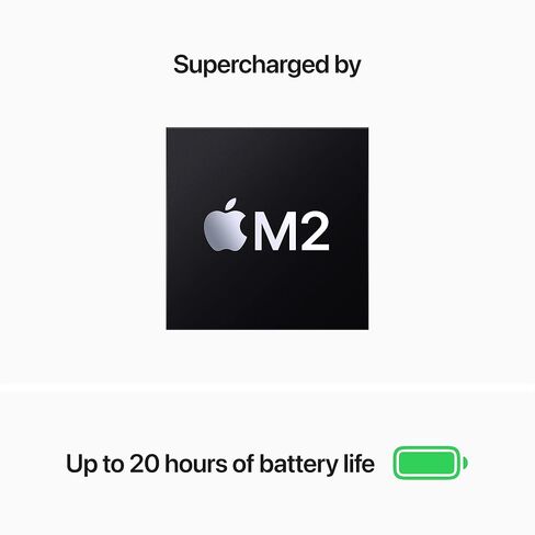 كمبيوتر محمول Apple 2022 MacBook Pro مع شريحة M2: شاشة Retina مقاس 13 بوصة، وذاكرة وصول عشوائي (RAM) سعة 8 جيجابايت، وذاكرة تخزين SSD سعة 512 جيجابايت، وشريط لمس، ولوحة مفاتيح بإضاءة خلفية، وكاميرا FaceTime HD. يعمل مع آيفون وآيباد؛ فضة in Kuwait