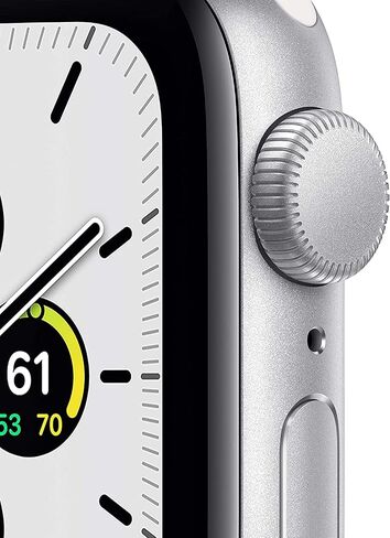 Apple Watch SE (GPS, 40mm) - Silver Aluminum Case with White Sport Band (Renewed) in Saudi Arabia