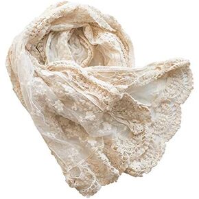 Newborn Photography Prop Lace Wrap Baby Girl Posing Photoshoot Layer (Ivory cream B)