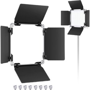 نيوير باب حظيرة فيديو LED احترافي للوحة اضاءة LED نيوير 480 مقاس 4.5 × 6.9 انش/11.5 × 17.5 سم، هيكل معدني صلب (يتضمن باب الحظيرة فقط) in Kuwait