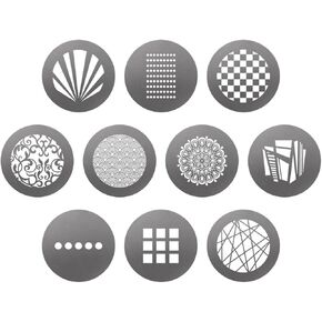 ويستكوت GOBO Pack: Pattern Designs (10 قطع) للاستخدام مع بقعة بصرية من ليندساي أدلر in Kuwait