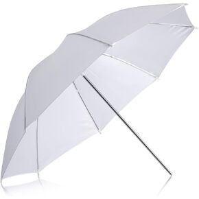 Neewer Professional 33"/84cm مظلة بيضاء شفافة عاكسة للضوء لمصباح التصوير الفوتوغرافي استوديو ضوء فلاش in Kuwait