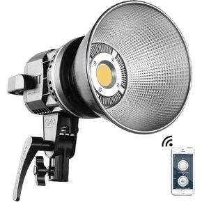 GVM Great Video Maker 80W CRI97+ Video Lights with Bowens Mount Color Temperature 5600K Dimmable LED Continuous Lighting Spotlight Photography Shooting Light with Reflector (80W + Filter) (VC-P80S) in Kuwait