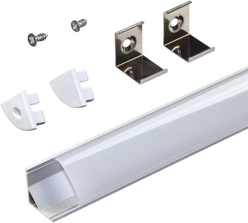 Armacost Lighting Bendable Surface Mount LED Tape Light Mounting Channel 5-Pack. 960053 in Saudi Arabia