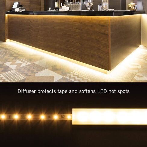 Armacost Lighting Bendable Surface Mount LED Tape Light Mounting Channel 5-Pack. 960053 in Saudi Arabia