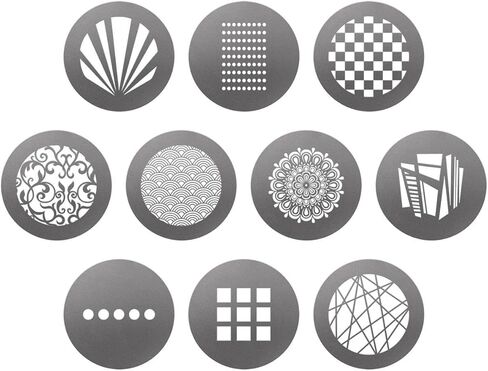 ويستكوت GOBO Pack: Pattern Designs (10 قطع) للاستخدام مع بقعة بصرية من ليندساي أدلر in Kuwait