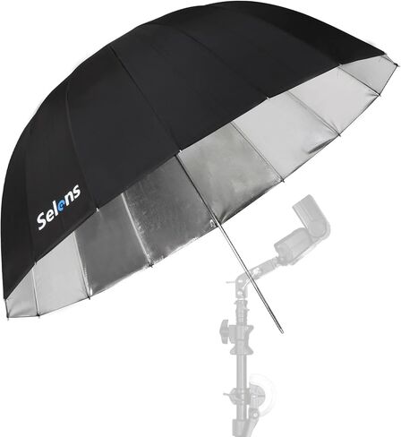Selens 41inch/104cm Diameter White Translucent Reflective Lighting Umbrella for Photo Video Studio, Lighting Diffuser in Saudi Arabia