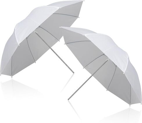 EMART 2 Pack 33inch Professional Photography Photo Video Studio Lighting Flash Translucent White Soft Umbrella in Saudi Arabia