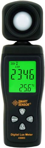 Lux Light Meter for Photography Grow Plants Led Photometer Lighting Intensity Brightness Measurement Pocket Digital Photo Illuminance Sensor in Saudi Arabia