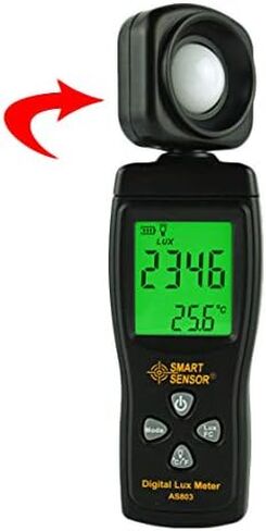 Lux Light Meter for Photography Grow Plants Led Photometer Lighting Intensity Brightness Measurement Pocket Digital Photo Illuminance Sensor in Saudi Arabia