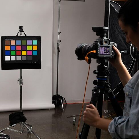 Calibrite ColorChecker Passport Photo 2 Portable Color Calibration Kit for Photo and Video, 4 Target Set for White Balance, Exposure and Camera Profiling, Protective Folding Case with Lanyard (CCPP2) in Saudi Arabia