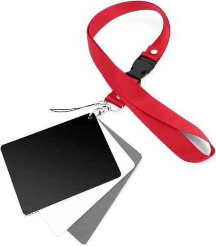 Anwenk Grey Card White Balance Card 18% Exposure Photography Card 5X4 Custom Calibration Camera Checker Video, DSLR and Film  in Saudi Arabia