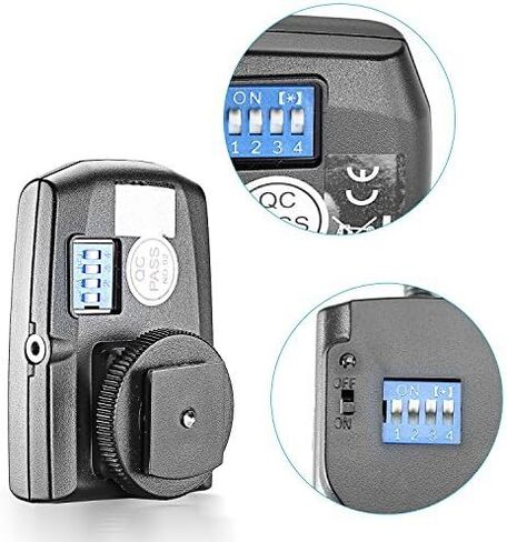 Neewer 16 channels RT-16 Wireless Studio Flash Trigger, Compatible with Neewer S101-300W, S101-400W, S101-300W PRO, S101-400W PRO and Other Studio Lights in Saudi Arabia
