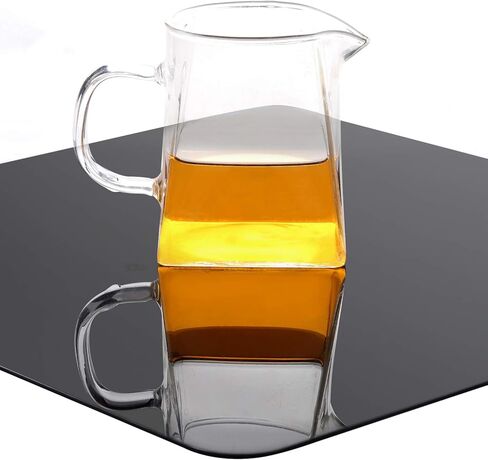 KINJOEK 12 x 12 Inch Acrylic White & Black Reflective Display Table Riser Backdrops for Professional Product Photography, 30 x 30 cm Background Boards for Product Table Top Photography Shooting in Saudi Arabia
