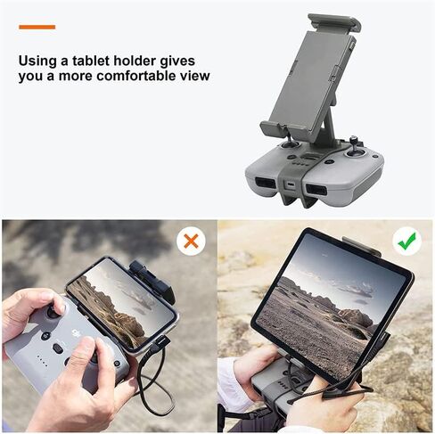 حامل الجهاز اللوحي من روتورلوجيك CYNOVA RC-N1 للتحكم عن بعد لجهاز DJI Mavic 3، ميني 2، إير 2/2S، يناسب أجهزة 4-10 بوصة in Saudi Arabia