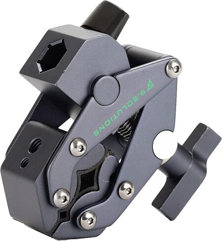 9.Solutions Savior Clamp With Socket, Articulated Jaws, Hexagonal Socket for 5/8" Pins, Max Load: 66lbs, 9.XS1005B, fit firmly onto any oddly shaped object in Saudi Arabia