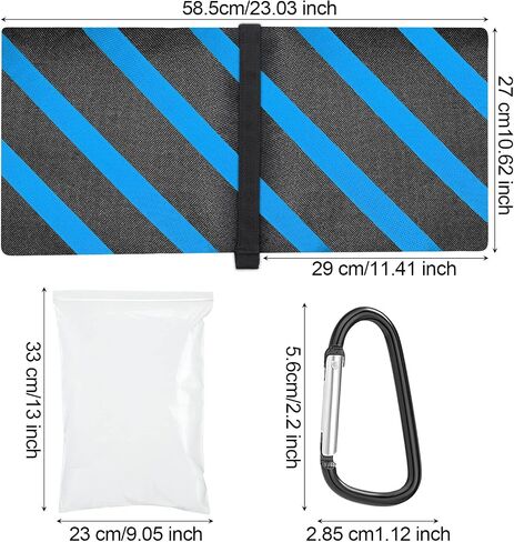 Jerify 12 Packs Photography Weight Bags Photo Studio Filled Weight Bag Empty Heavy Sandbag Set for Photography Tripod Stand Light Stand Sports Outdoor Photo Video Studio Boom Brackets (Blue) in Kuwait